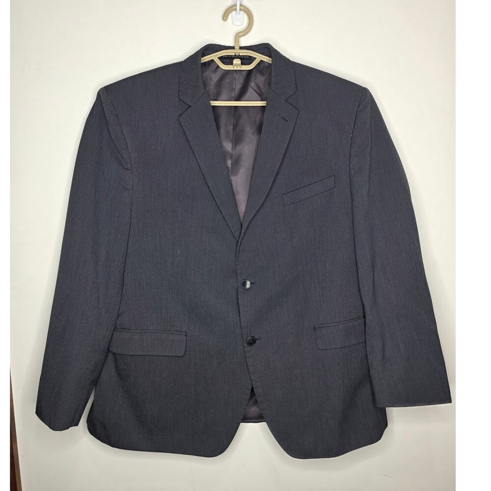 Perry Ellis Portfolio classic grey suit jacket blazer - 46R - corporate business